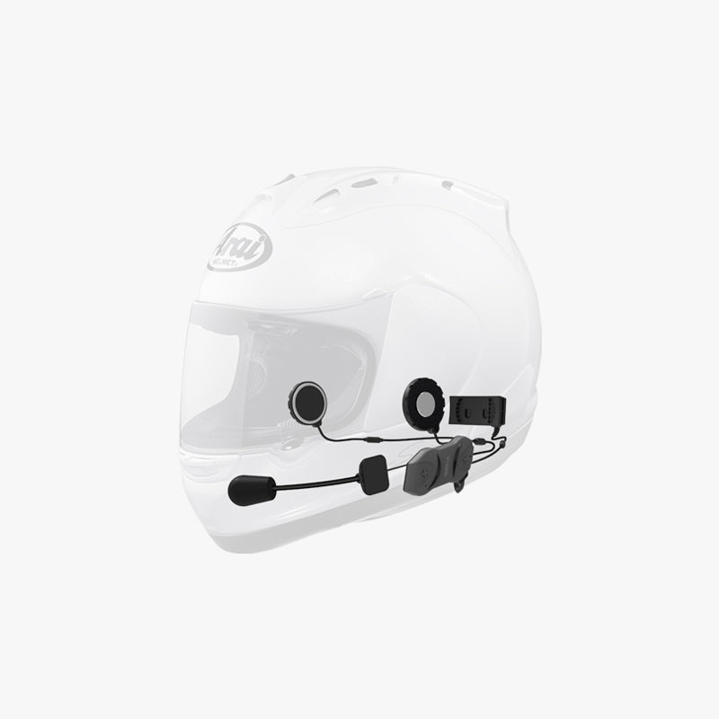 10R Low Profile Motorcycle Bluetooth Communication System