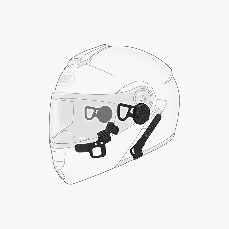 10U Motorcycle Bluetooth Communication System with Handlebar 10U Motorcycle Bluetooth Communication System with Handlebar