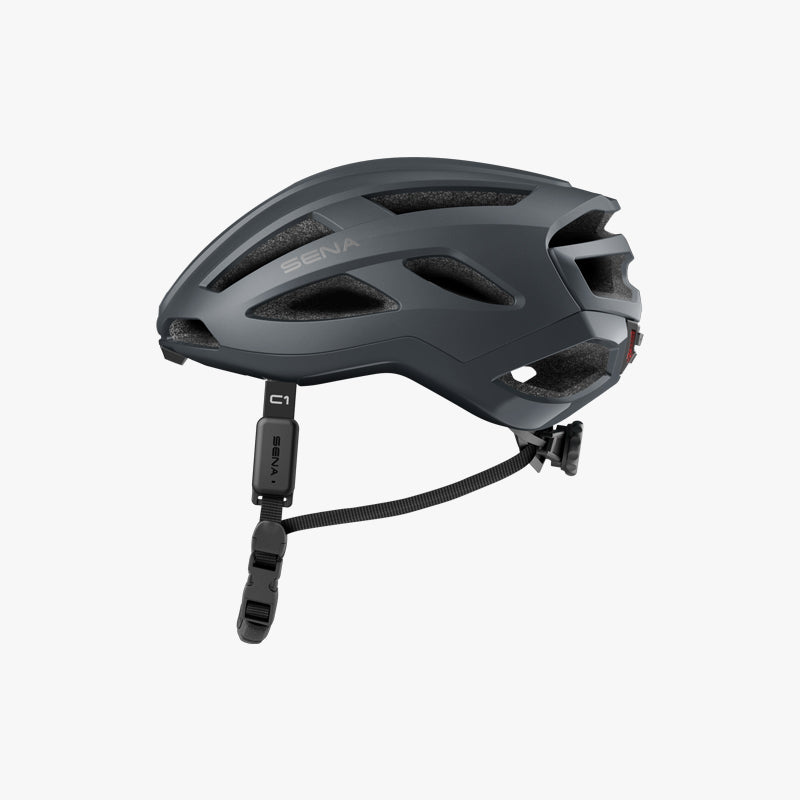 bike helmet chin Sena C1 Smart Helmet Large Matte White