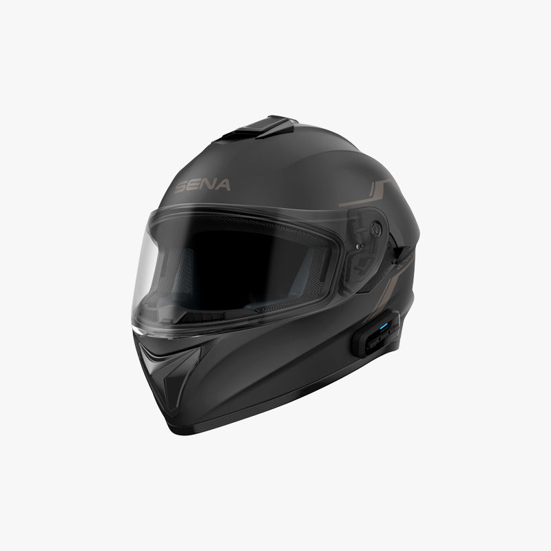 Outforce, Full Face Motorcycle Smart Communication Helmet with Bluetooth Intercom
