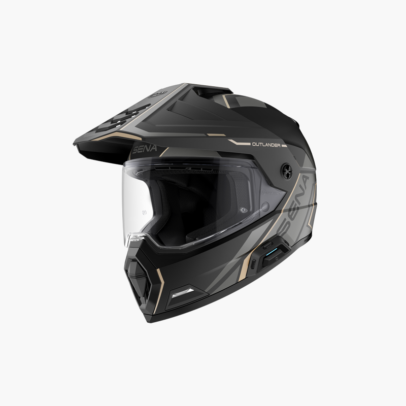 Sena Outlander Smart DS Bluetooth Helmet Matte Black / XL