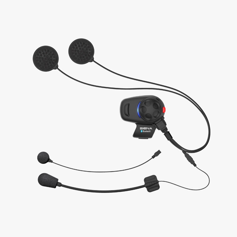 SMH5 Bluetooth Headset & Intercom for Scooters and Motorcycles, Universal  Microphone Kit