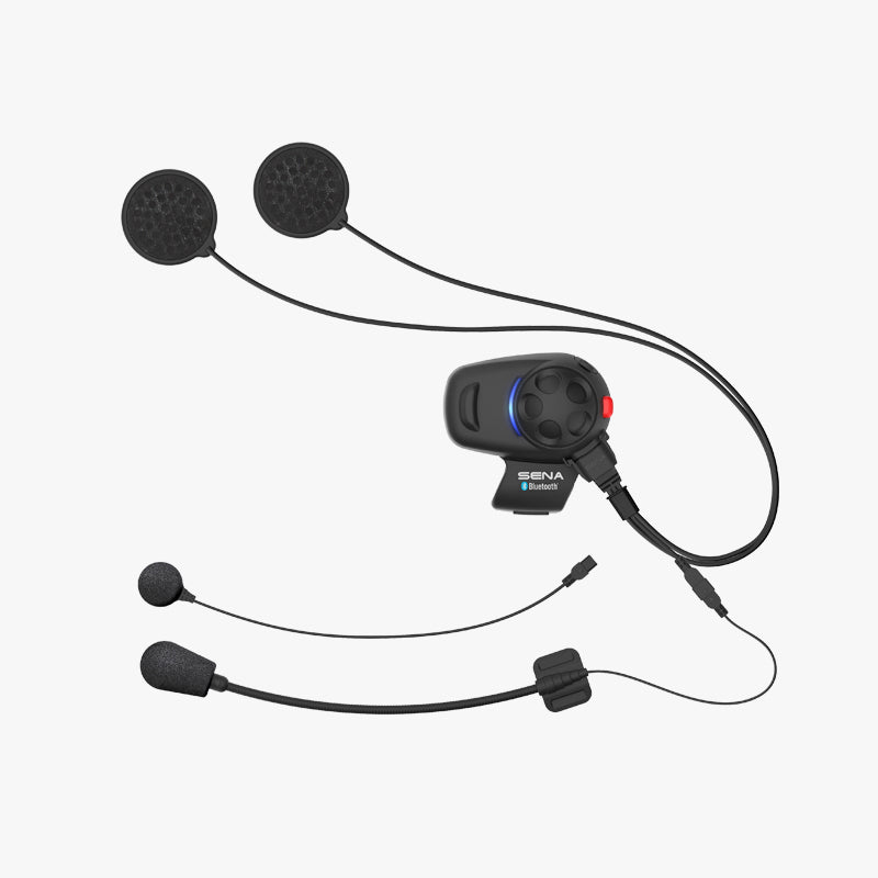 SMH5 Bluetooth Headset & Intercom for Scooters and Motorcycles, Universal Microphone Kit