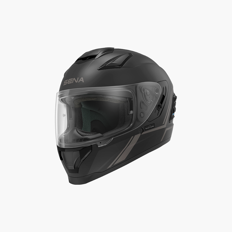 Stryker Full Face Helmet With Mesh Intercom Gloss White XL Stryker Full Face Helmet With Mesh Intercom Gloss White XL