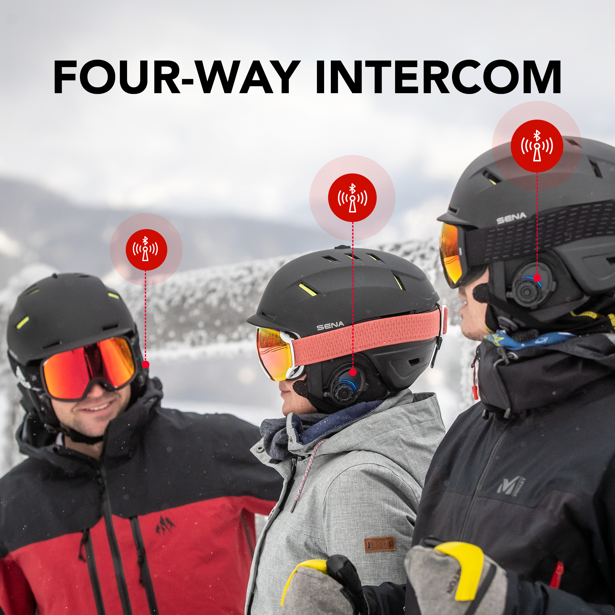Latitude Snow Sports Smart Communication Helmet