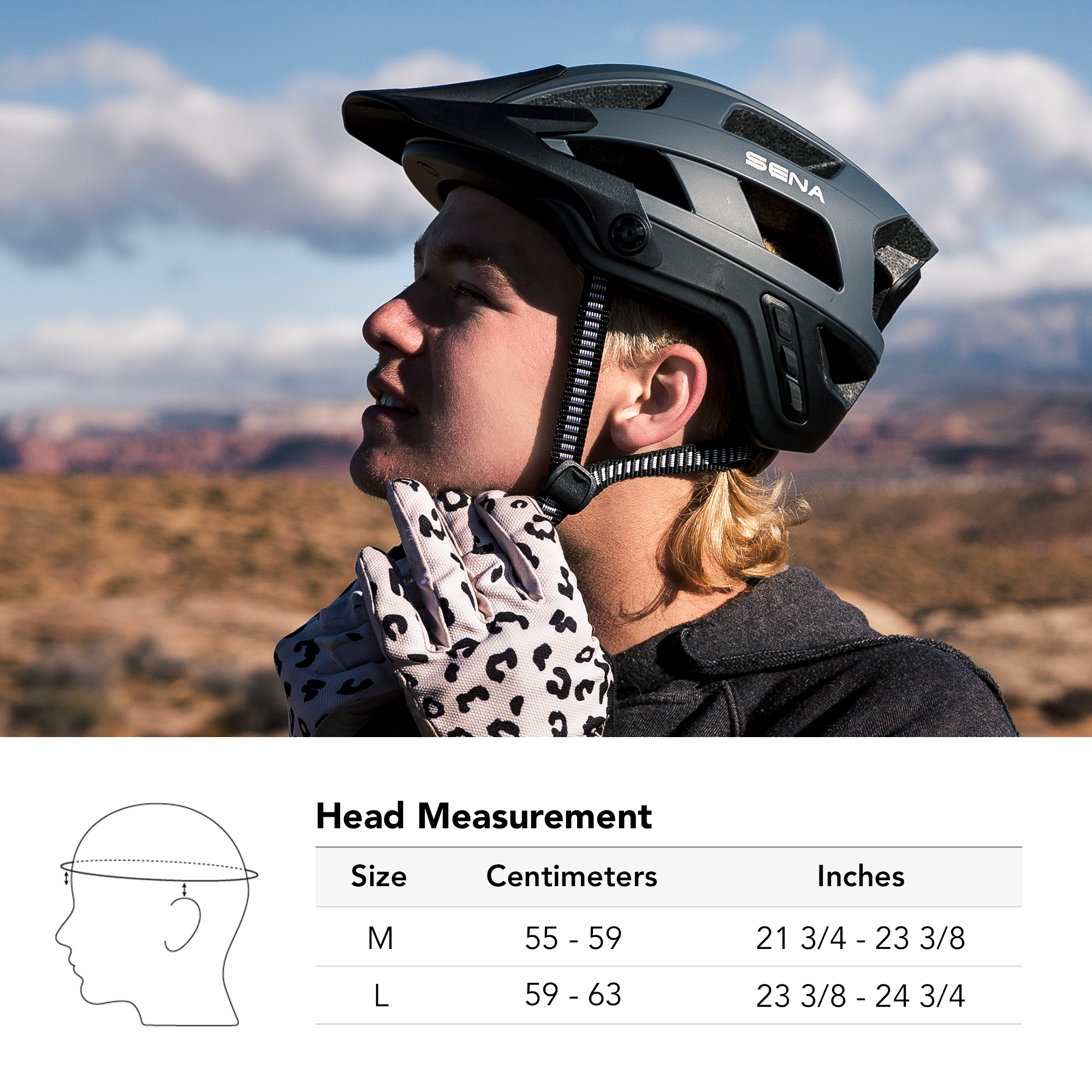M1 EVO Mountain Bike Smart Communication Helmet