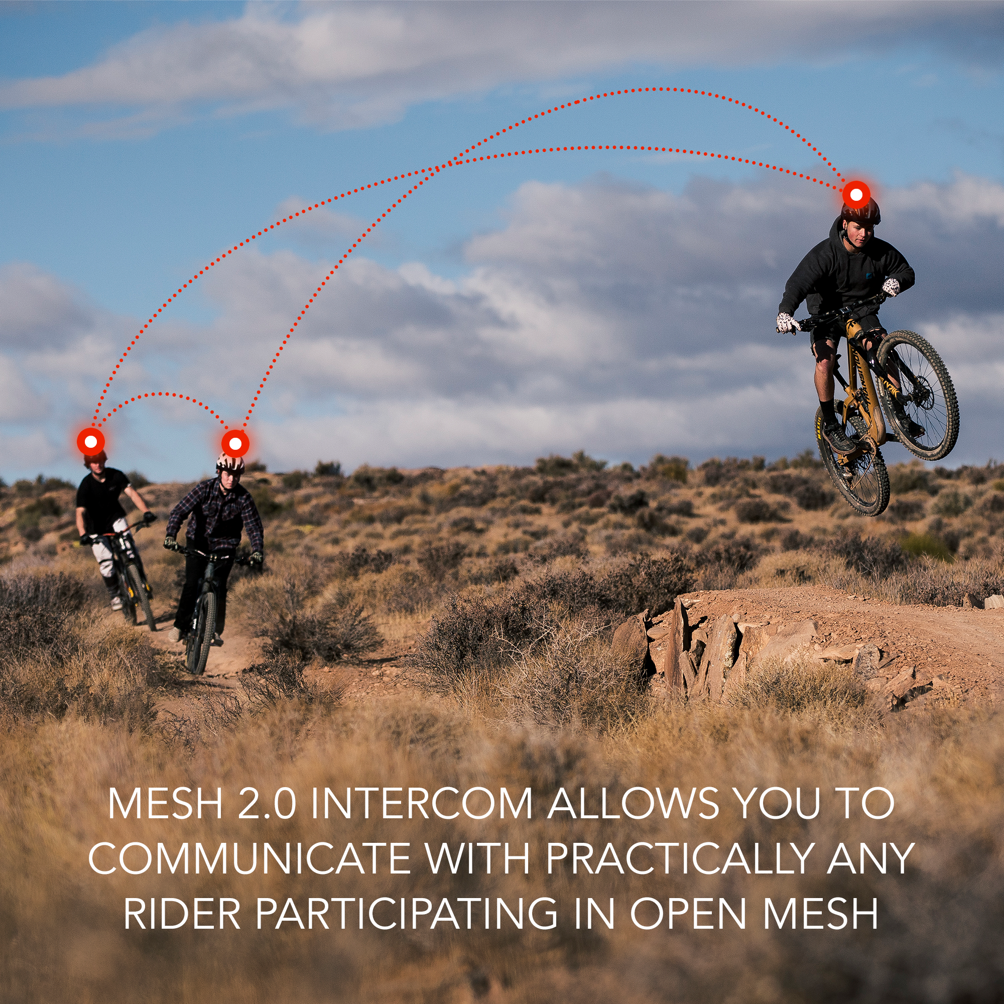 M1 EVO Mountain Bike Smart Communication Helmet