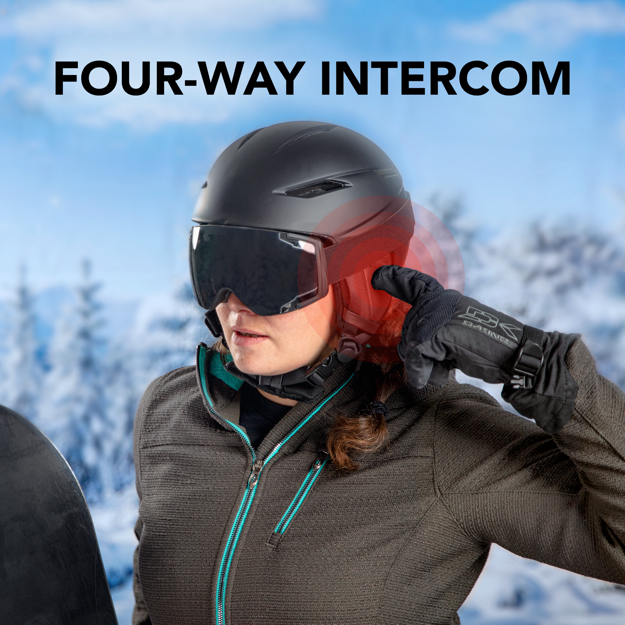 Snowtalk 2 Snow Sports Bluetooth Communication System