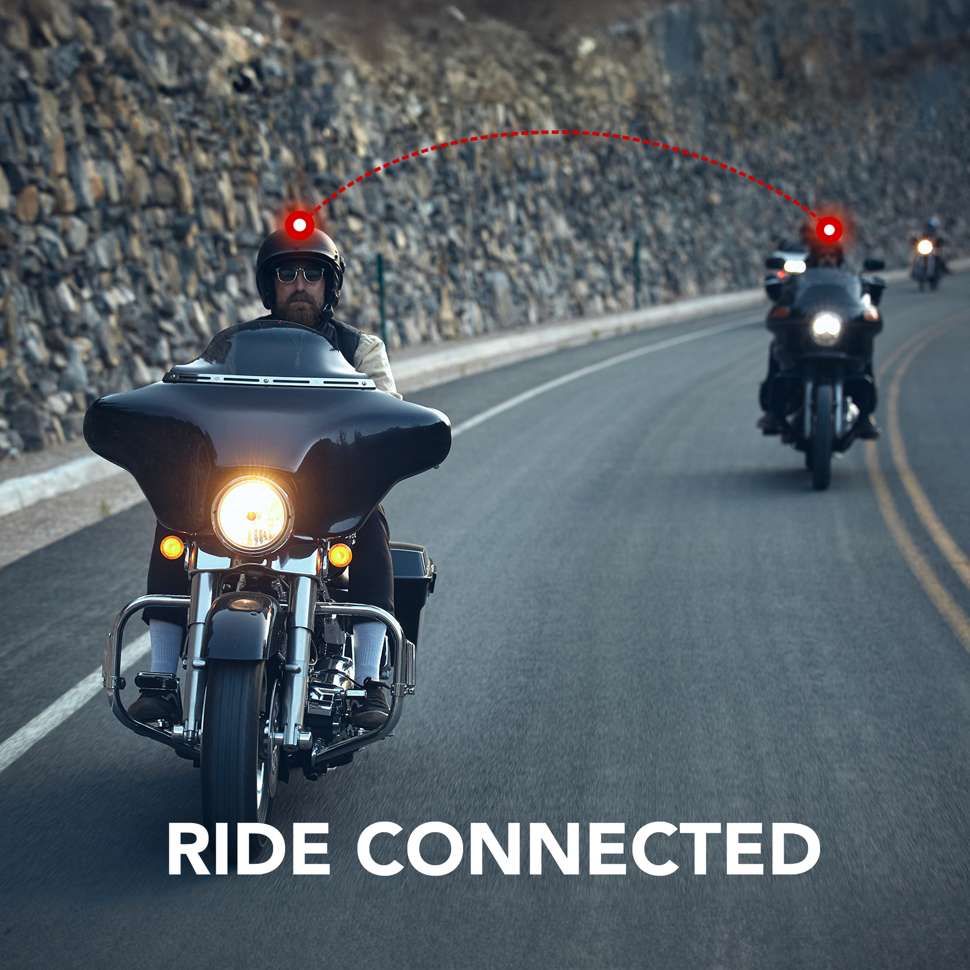 Cavalry 2 Mesh Intercom™ Enabled Half Smart Communication Helmet