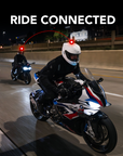 PHANTOM ANC Full-face Motorcycle Helmet with Integrated Communication System Featuring Active Noise Cancellation