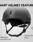 Rumba Bluetooth Smart Communication Helmet for BMX, Skating, Skateboarding, Scooter, and E-Bike