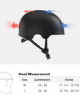 Rumba Bluetooth Smart Communication Helmet for BMX, Skating, Skateboarding, Scooter, and E-Bike