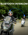 VORTEX Motorcycle Bluetooth Intercom Communication Headset