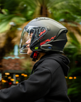 VORTEX Motorcycle Bluetooth Intercom Communication Headset