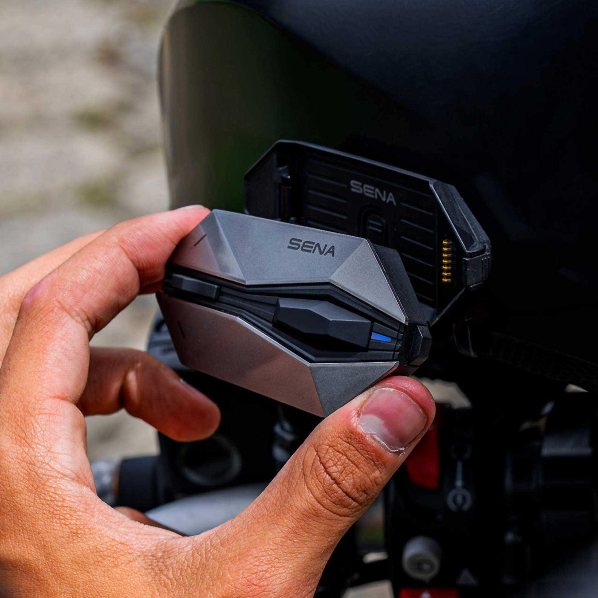 Sena 60X Motorcycle Helmet Bluetooth Headset Intercom with Sound by Bo – Sena Technologies, Inc