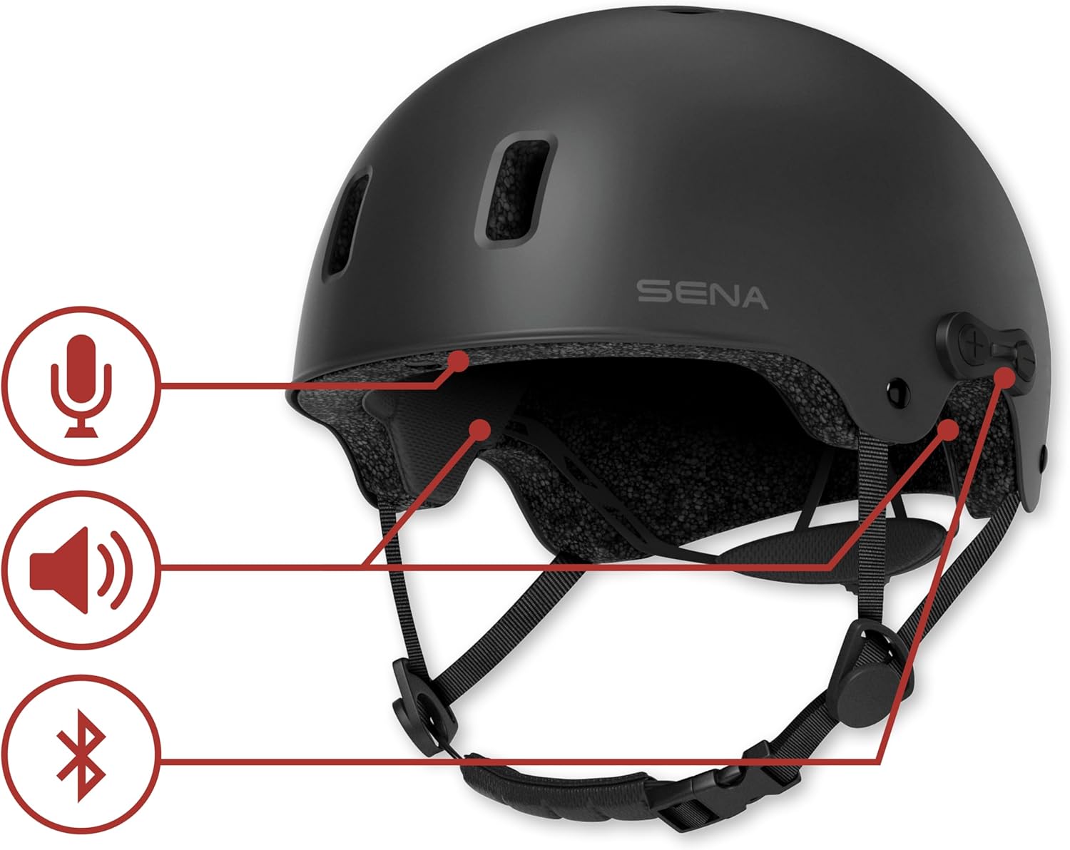 Rumba Bluetooth Smart Helmet for BMX, Skating, Skateboarding, Scooter, and E-Bike