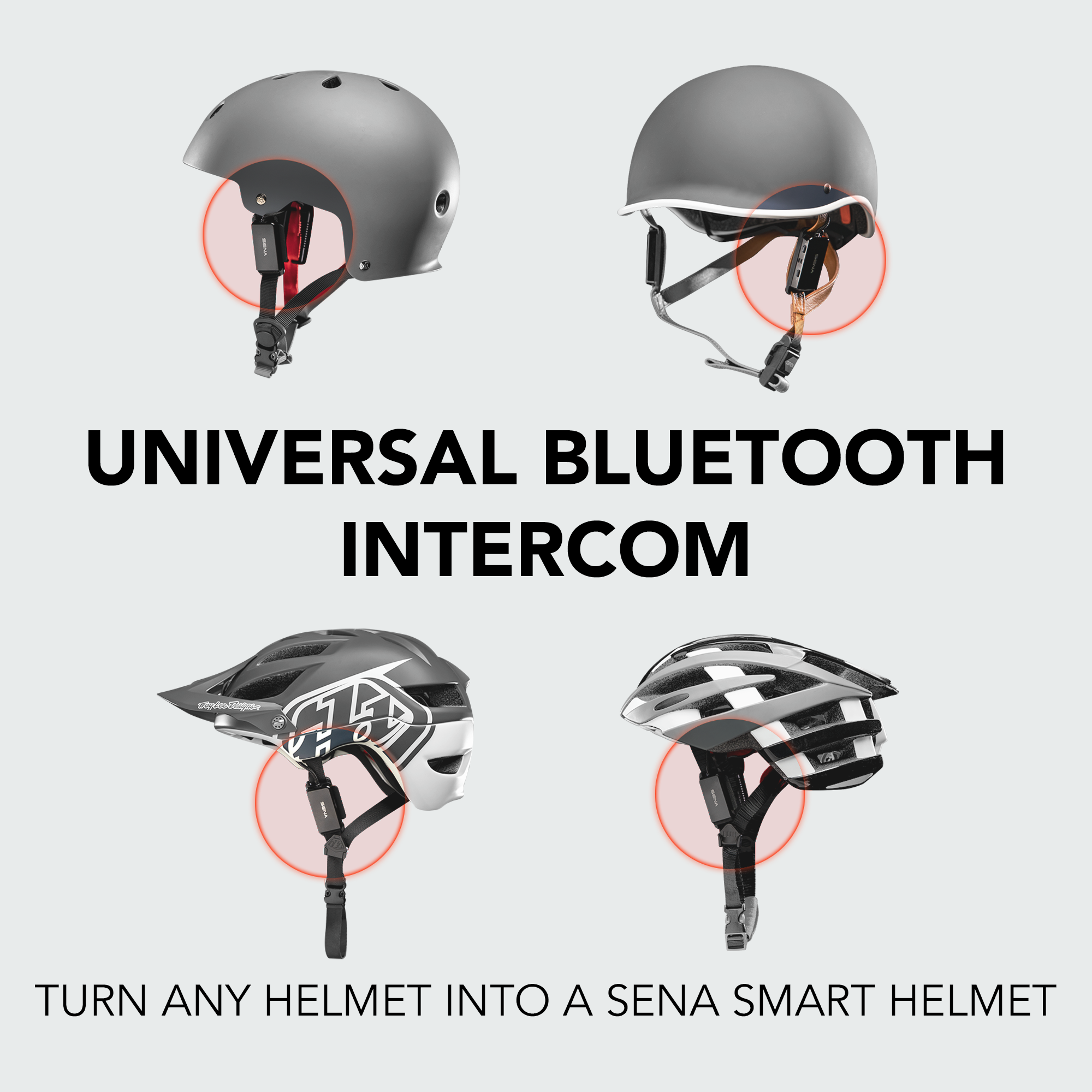 pi, Bluetooth Communication Headset for Helmets