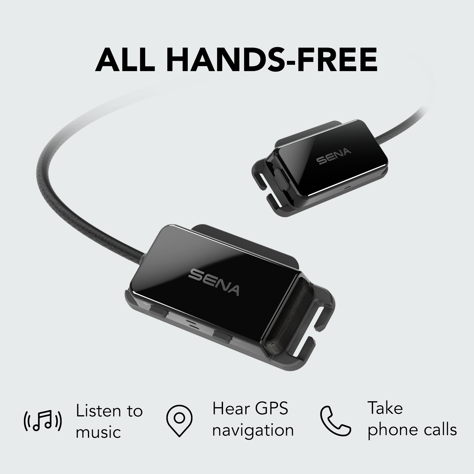 SENA pi インターコム ワイヤレス Bluetooth Sena pi, Bluetooth Communication Headset for Helmets – Sena