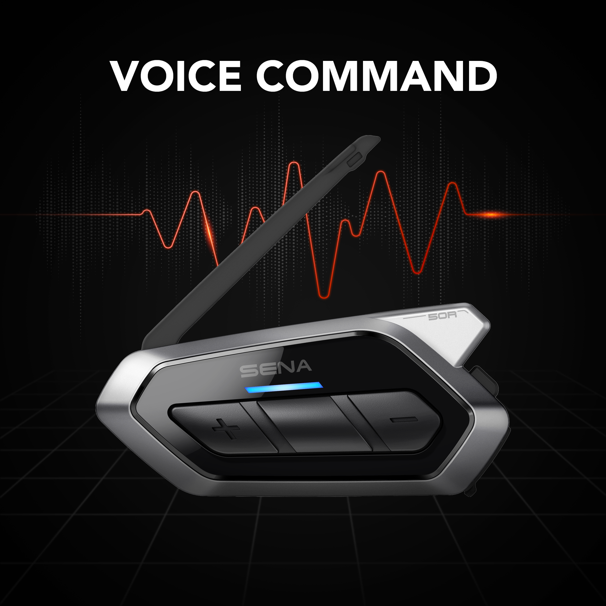 Sena 50R Mesh Intercom Headset with Premium SOUND BY Harman Kardon Sena 50R Mesh Intercom Headset with Premium SOUND BY Harman Kardon