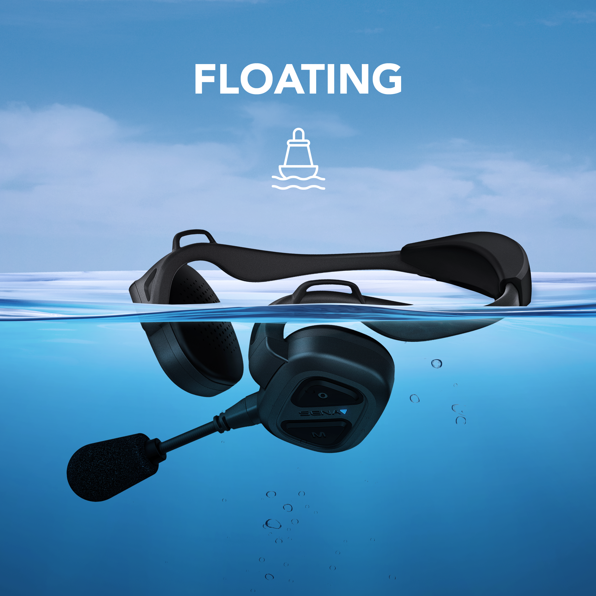NAUTITALK BOSUN Marine Mesh Communication Headset
