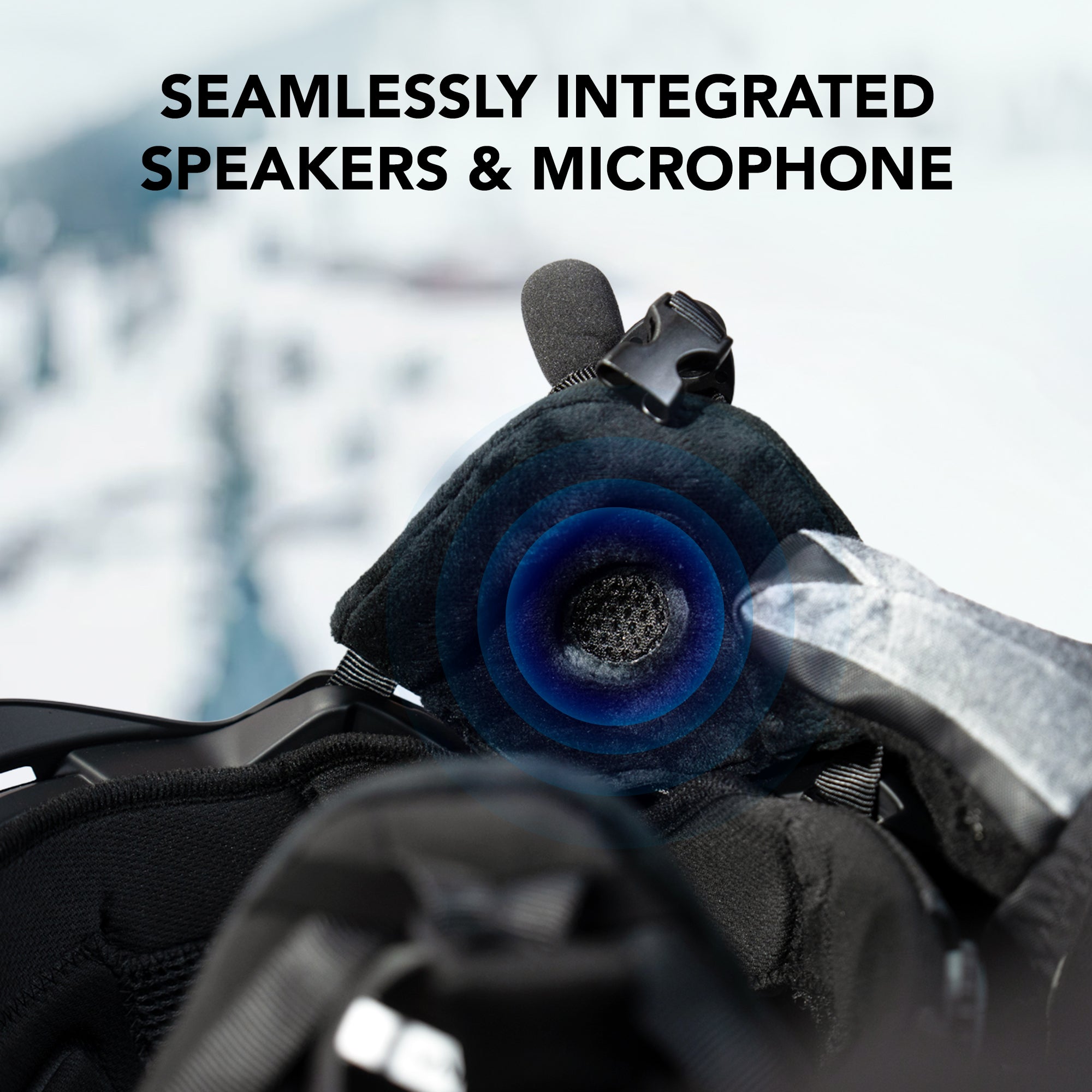 Latitude S2 Snow Sports Smart Helmet with Mesh Intercom Communication