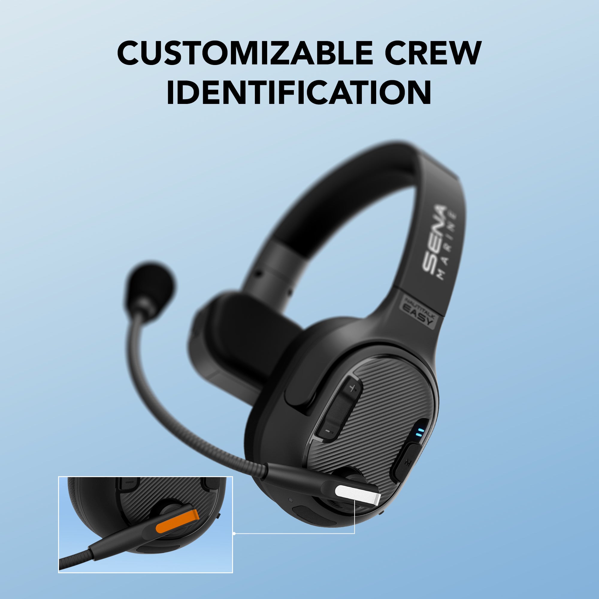 Nautitalk EASY Mono Ear Mesh Communication Headset