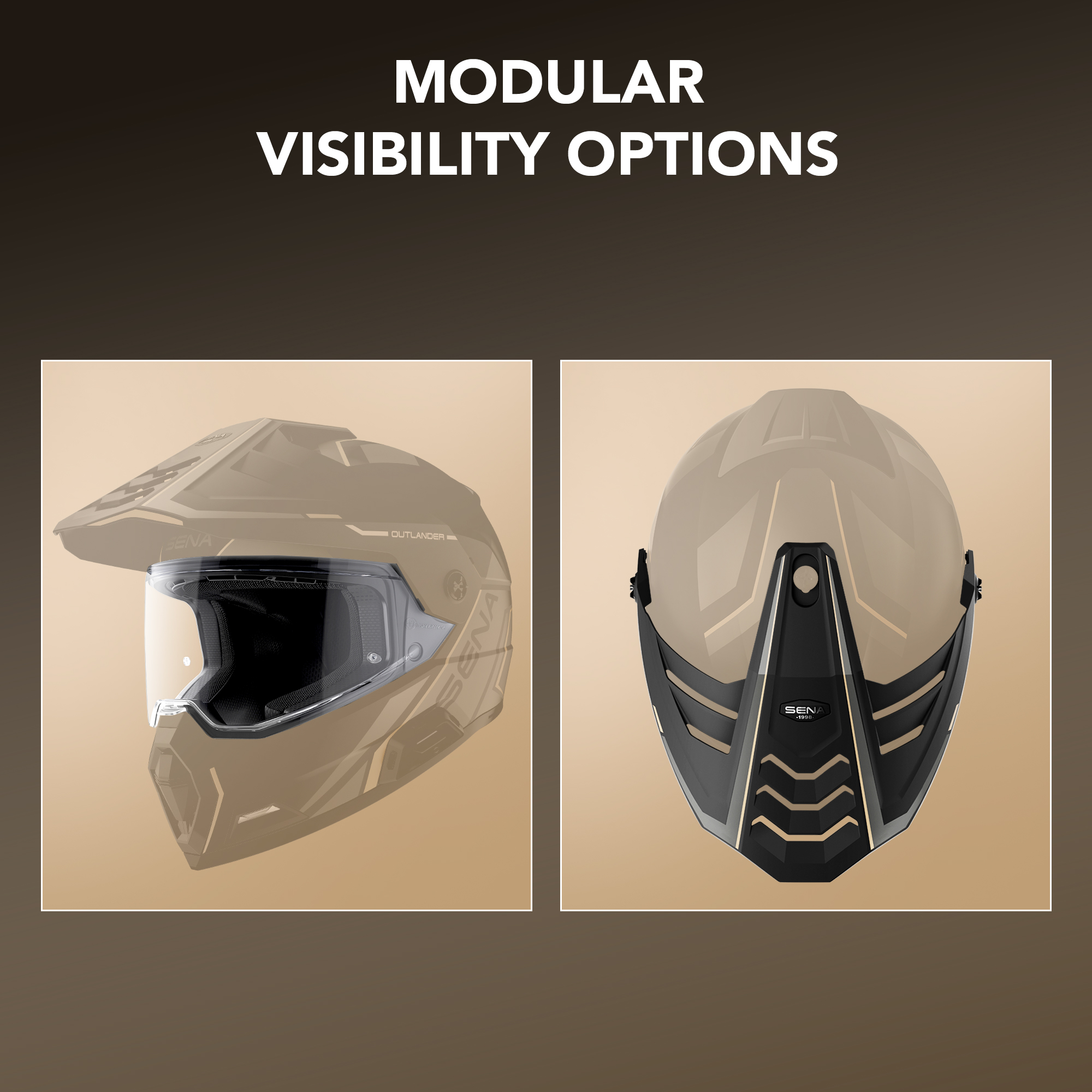 dlx sena on nolan helmet Sena Outlander Smart DS Bluetooth Helmet Matte Black / XL