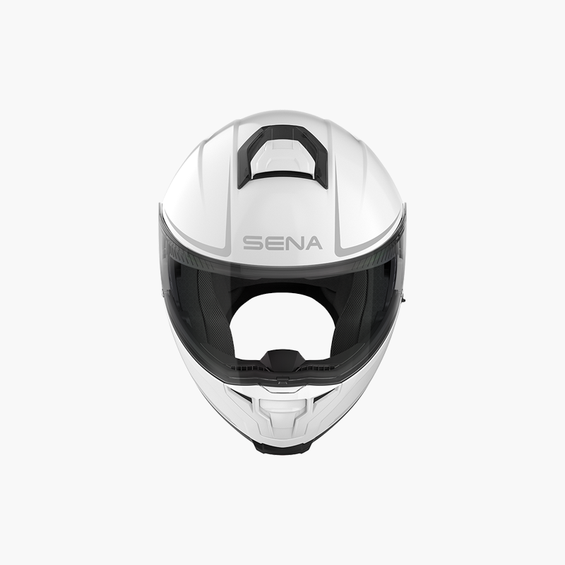 dual bluetooth motorcycle helmet Sena Outrush 2 Mesh Modular Helmet Matte Black Large