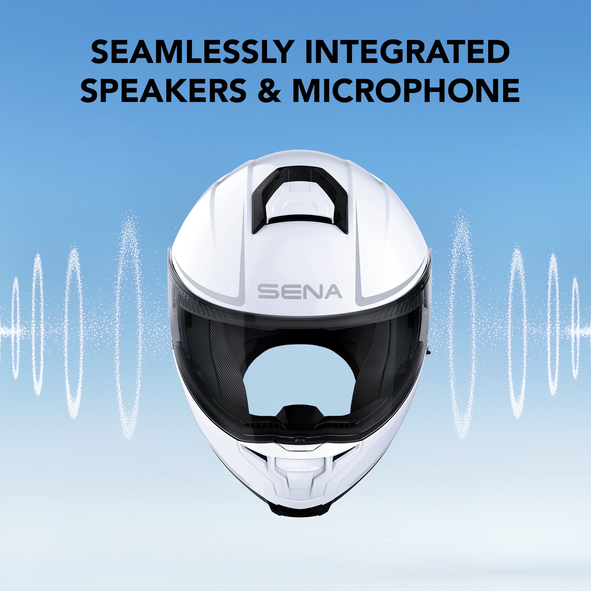 bluetooth motorcycle helmets nearby Sena Outrush 2 Mesh Modular Helmet Matte Black Large
