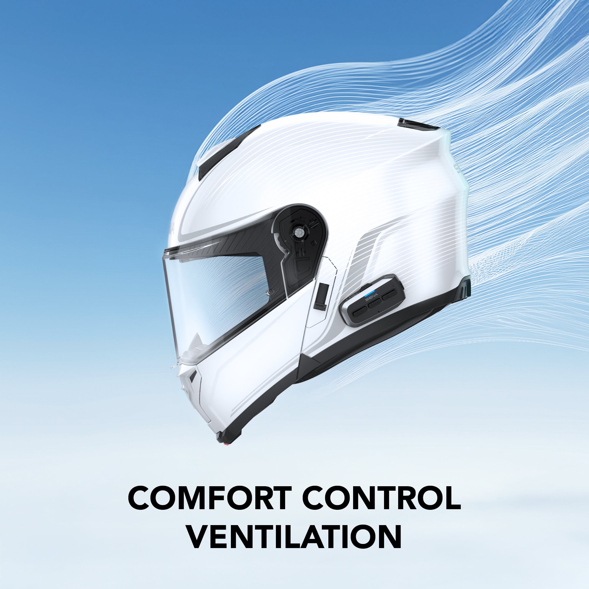 OUTRUSH 2 Modular Smart Motorcycle Helmet with Mesh Intercom Communication