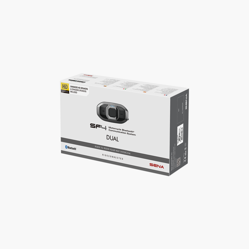 Sena SF4 Motorcycle Bluetooth Communication System with Dual Sena SF4 Motorcycle Bluetooth Communication System with Dual