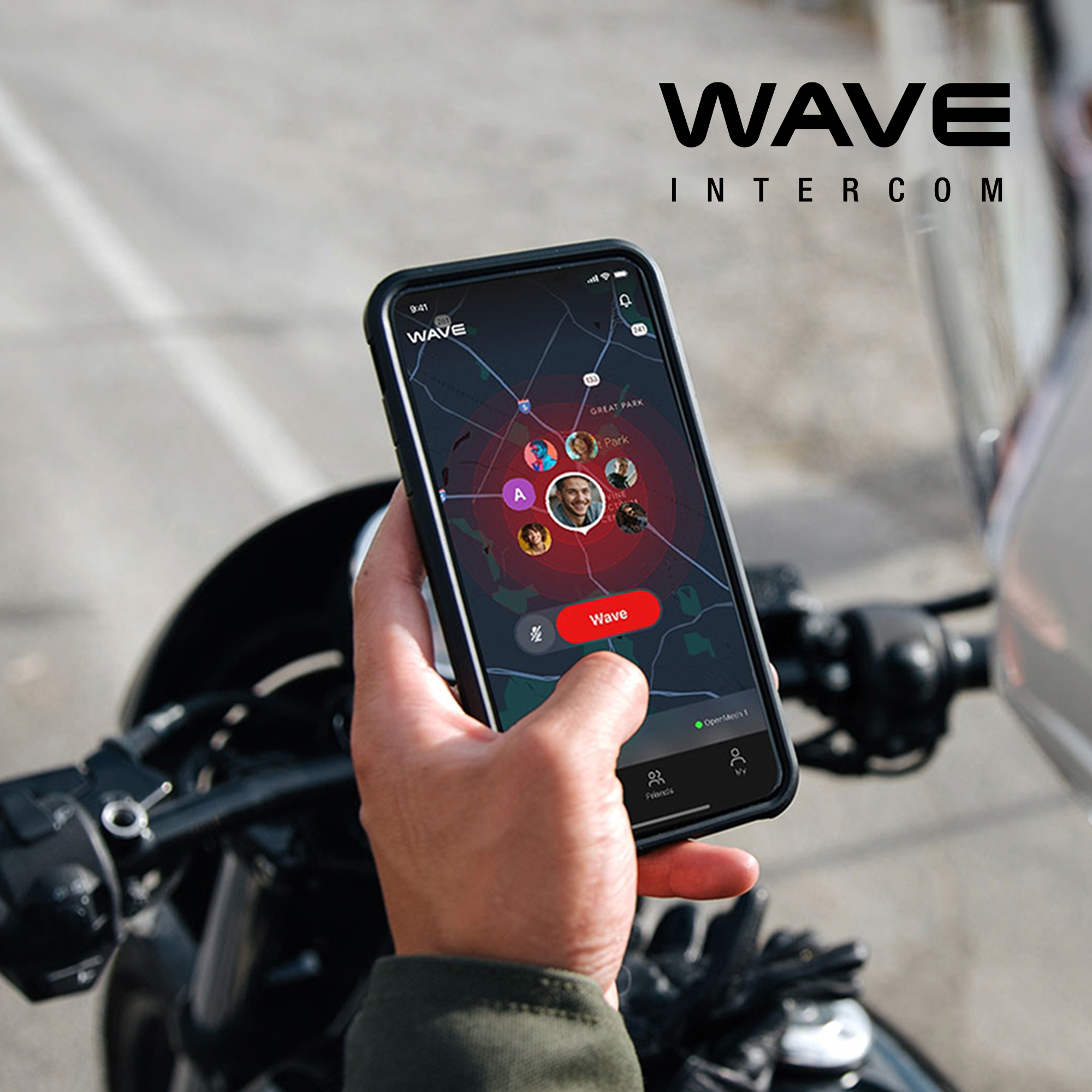 Stryker, Full Face Motorcycle Smart Communication Helmet with Mesh Intercom