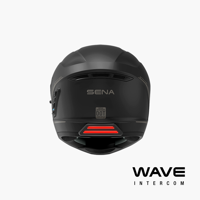 Stryker, Full Face Motorcycle Smart Helmet with Mesh Intercom