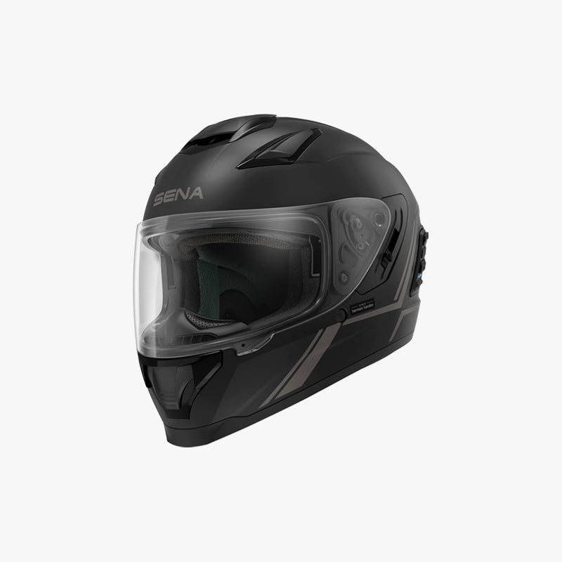 Stryker, Full Face Motorcycle Smart Helmet with Mesh Intercom