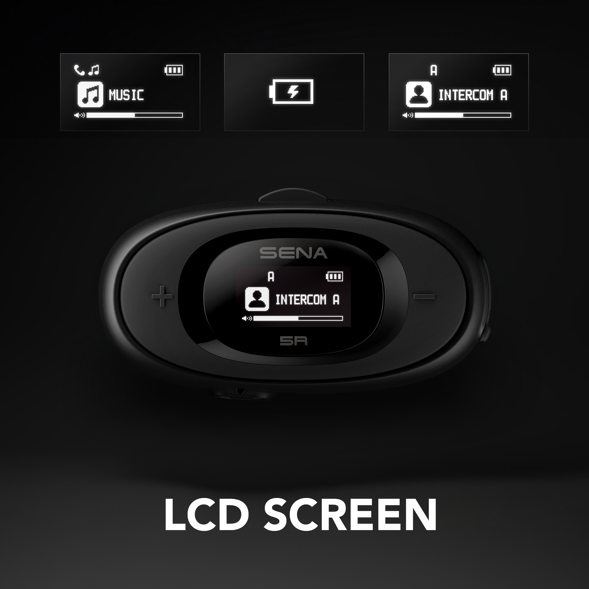 Sena 5R 2-Way Bluetooth Intercom System with HD Speakers – Sena Sena 5R 2-Way Bluetooth Intercom System with HD Speakers – Sena