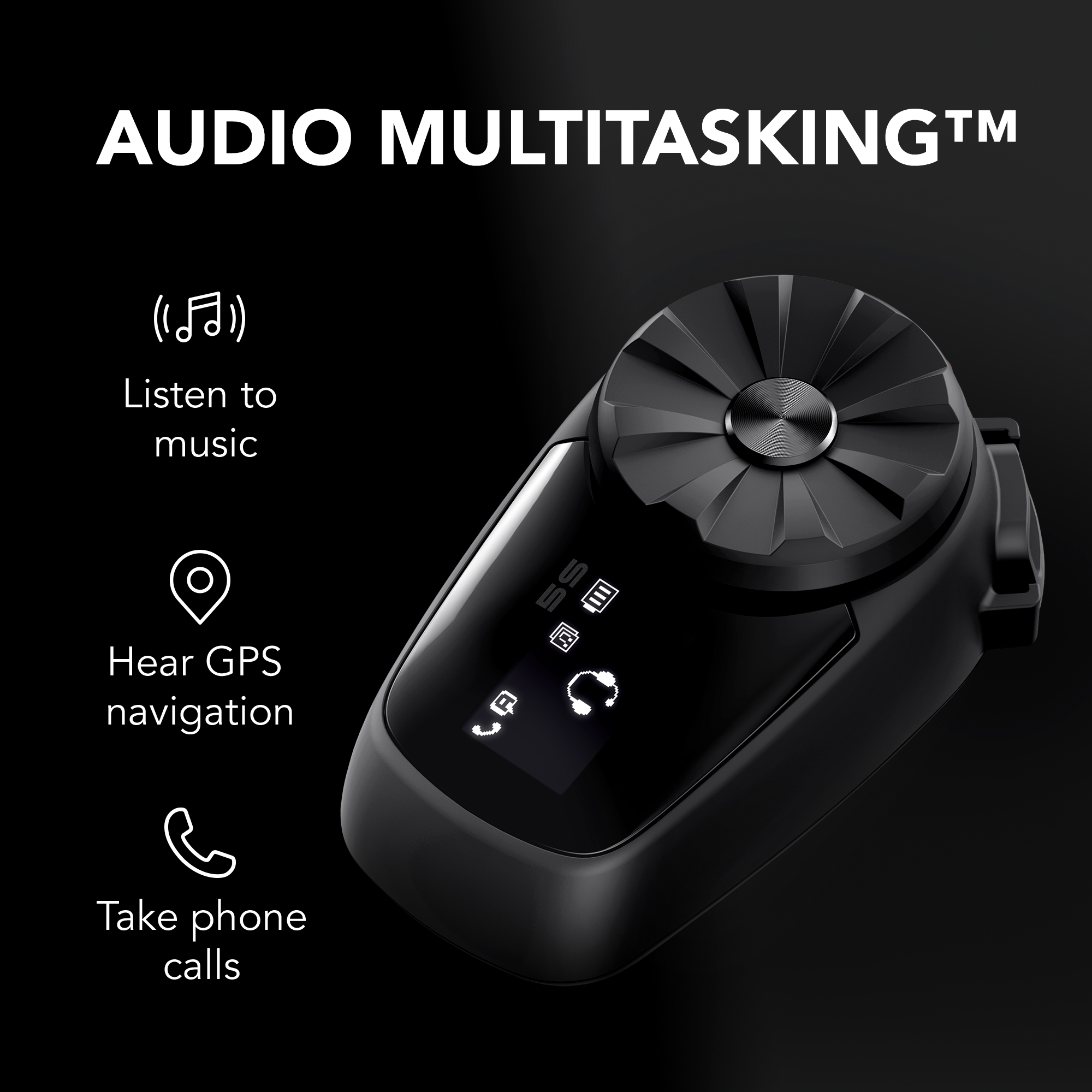 5S Bluetooth Headset &amp; Intercom for Scooters and Motorcycles