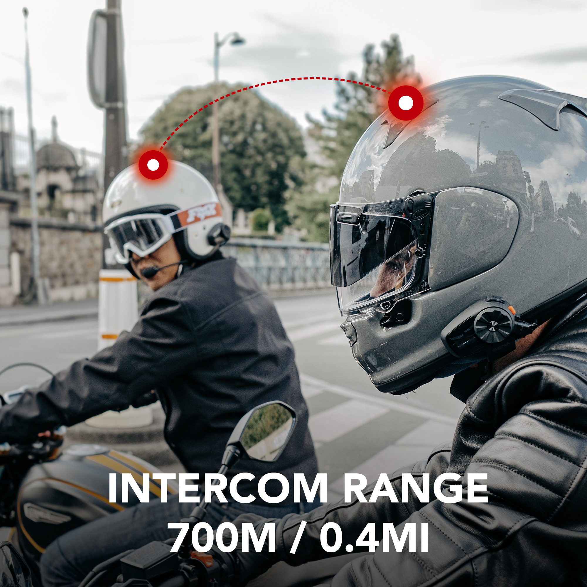 5S Bluetooth Headset &amp; Intercom for Scooters and Motorcycles
