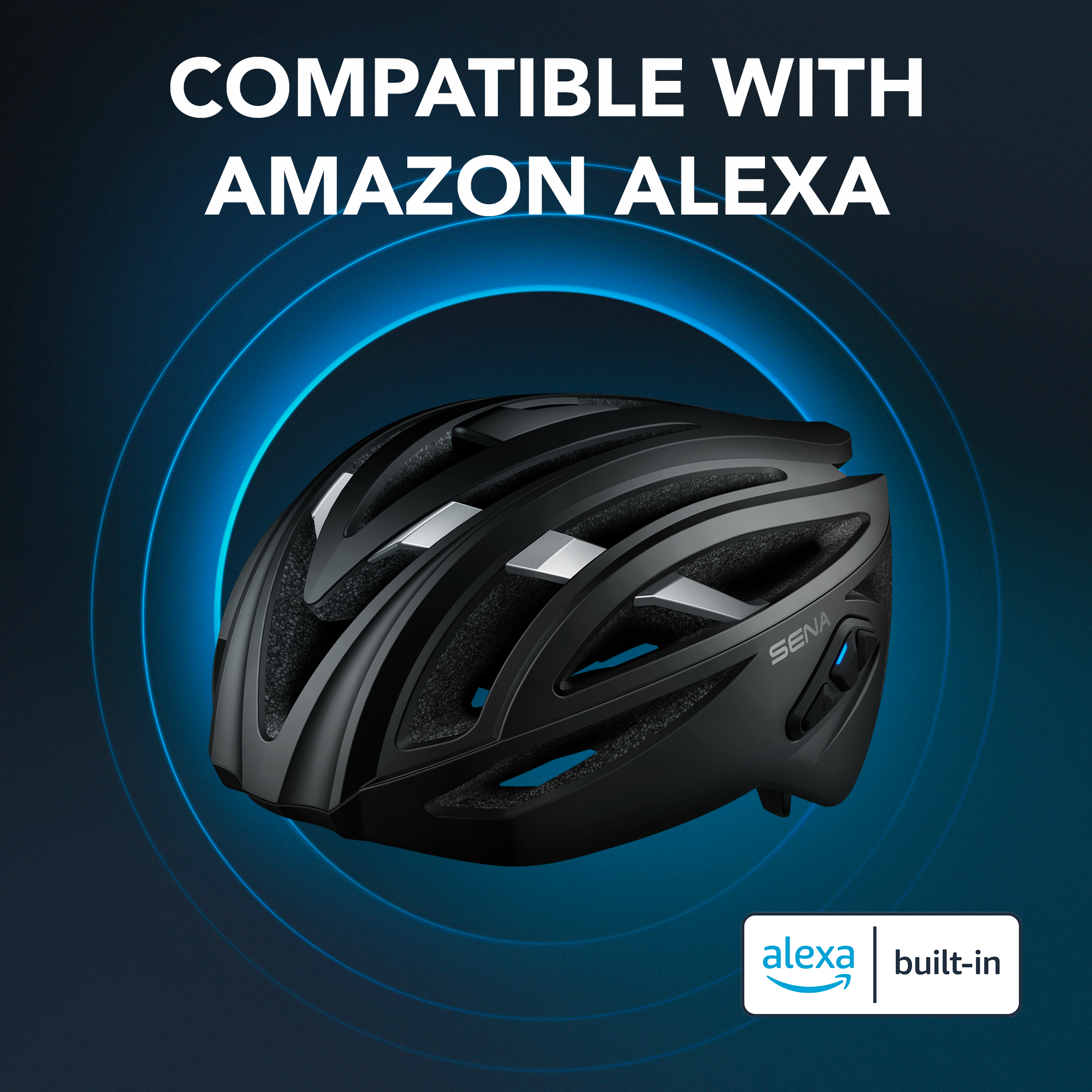 R2X Road Cycling Helmet with Alexa Built-in