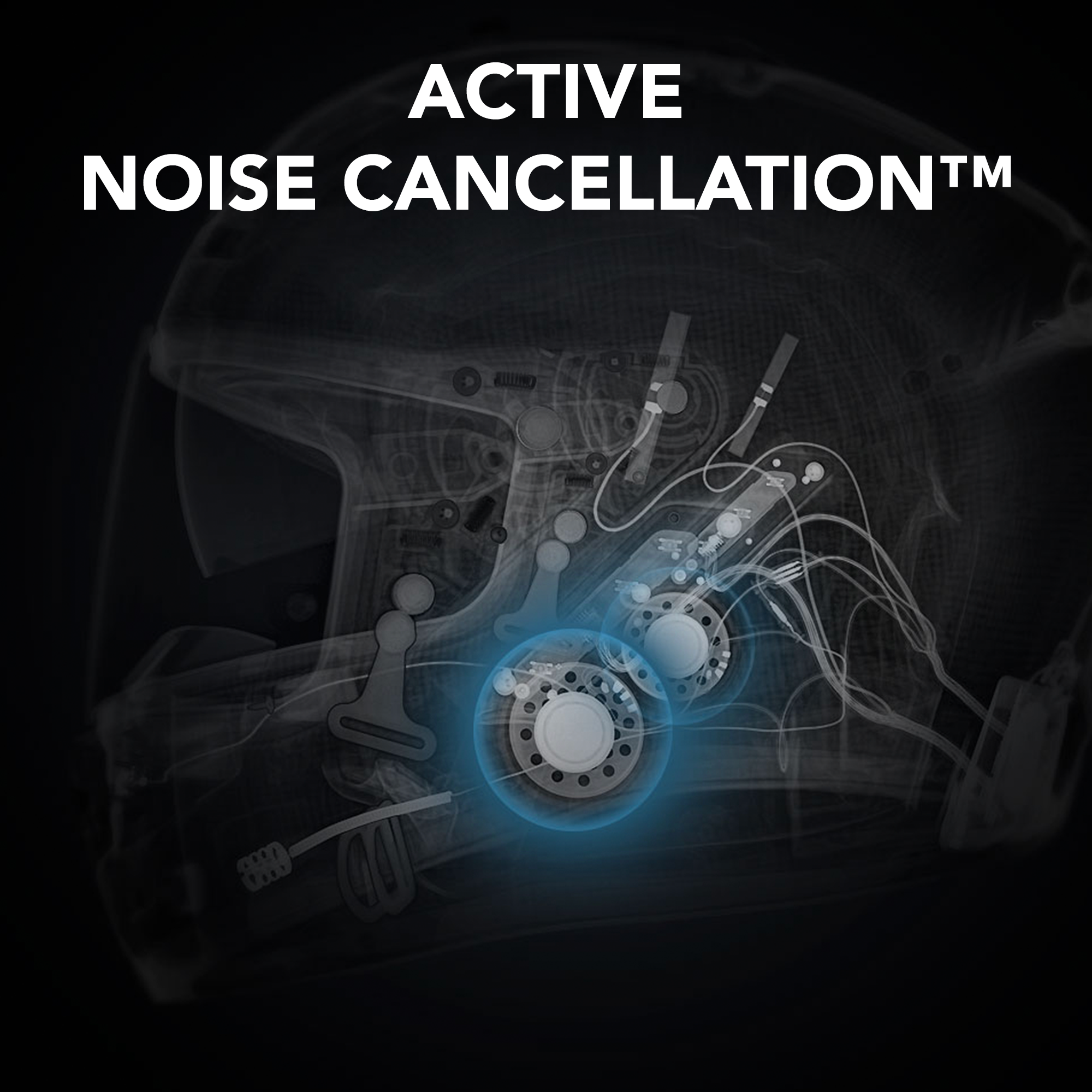 bluetooth motorcycle helmet headset full face Sena Phantom ANC Mesh Bluetooth Helmet - Matte Black