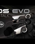 60S EVO Motorcycle Communication Headset with Sound by Bose, WAVE, Mesh, and Bluetooth Intercom