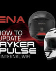 Stryker, Full Face Motorcycle Smart Communication Helmet with Mesh Intercom