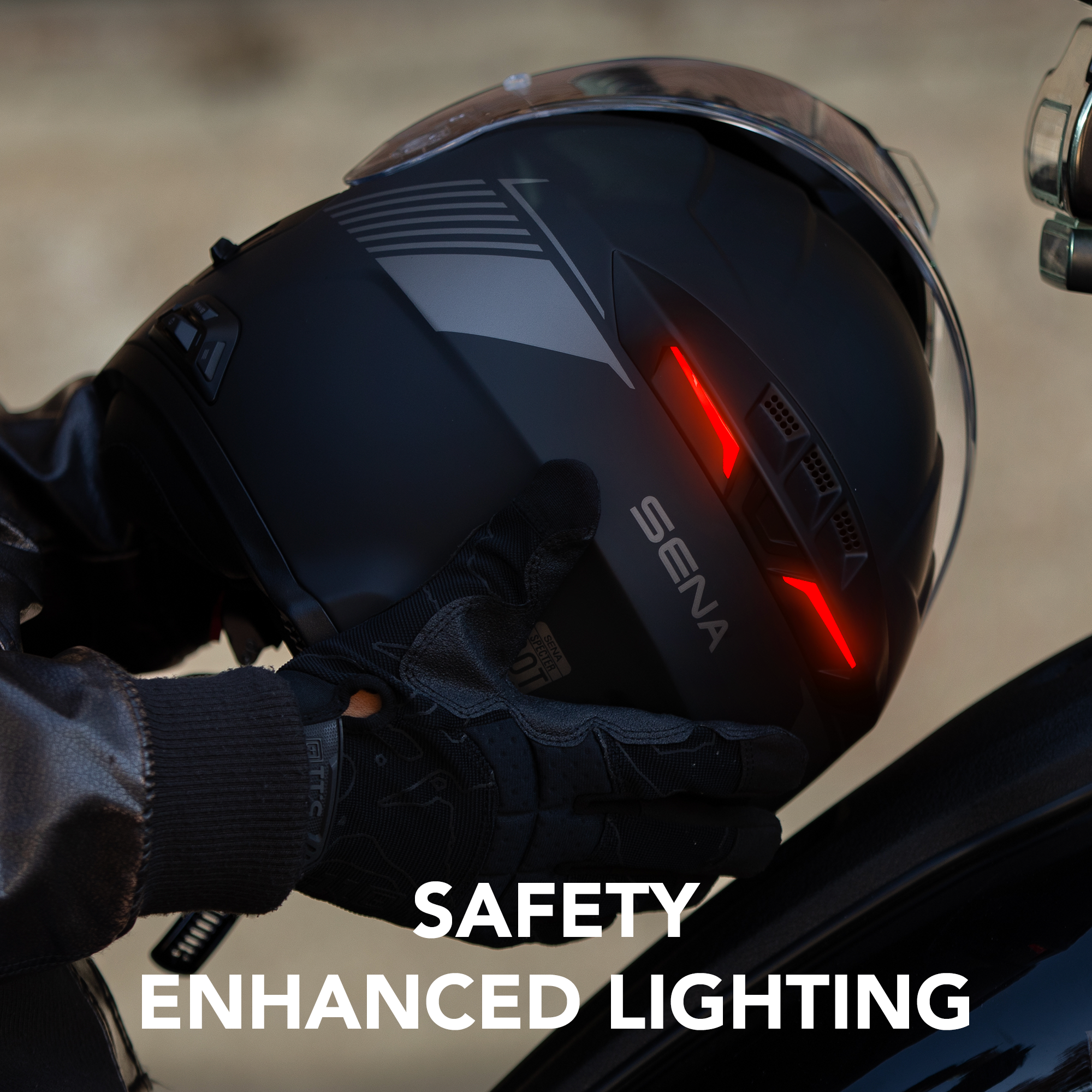 Sena SPECTER Modular Smart Helmet with Mesh Intercom – Sena