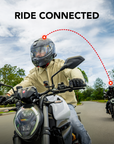 SPIDER X SLIM Motorcycle Mesh Intercom Communication Headset